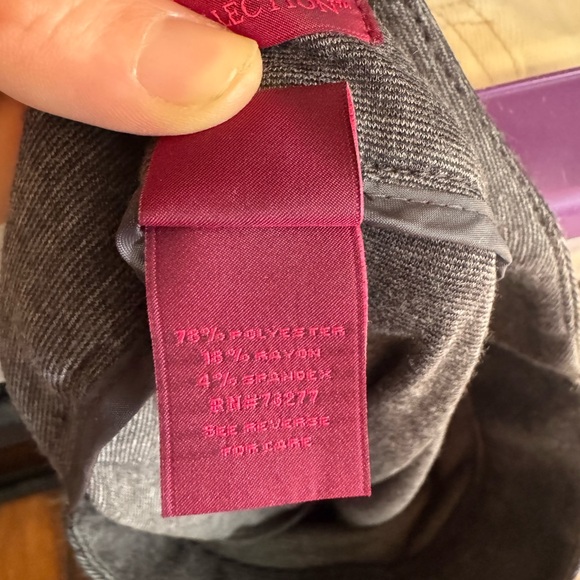 Vintage Y2K Full Length A-Line Skirt Dark Gray Charcoal 212 Collection 6 - Picture 8 of 8